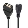 Adaptador micro USB hembra a USB macho Un adaptador hembra a micro USB macho de 25 cm