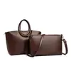 Bolsas Femininas Novas e Modernas para Comércio Exterior, Conjunto de Várias Peças, Bolsa de Ombro Feminina Tendência de Grande Capacidade, Bolsa Tote
