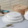 Papel Antiaderente para Cozinhar no Vapor Alimentos Doméstico Pequeno Pão de Leite Papel Manteiga Descartável Fundo de Pão de Leite Papel para Cozinhar no Vapor