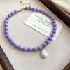 Collar de Perlas Barrocas de Acrílico Nuevo Transfronterizo Europeo y Americano Diseño de Nicho Cadena para la Clavícula Collar de Moda Versátil