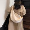 Bolso de lona estilo coreano para mujer, bandolera de nailon, estilo retro, de gran capacidad, informal, moderno, para hombro.