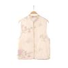 Chaleco Cardigan Sin Mangas Verano Estilo Chino Bordado Pesado Chaleco de Alta Gama Traje Tang Retro Top Sencillo Mayoreo