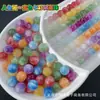 8/10/12/16 mm Coloridas Fotosensibles UV Cambia de Color Ojo de Gato Resina Cuentas Accesorios DIY Pulsera Hecha a Mano Cuentas