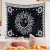 Tapiz de Amazon, explosiones transfronterizas, comercio exterior, fondo de tela, viento, tela colgante, decoración de habitación, tela colgante, tapiz del dios del sol y la luna.