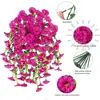 Flor de Ganado de la Mañana Enredadera Flor Artificial Flor Falsa Ratán Decorativa Floral Sala de Estar Mesa Flor Adornos Decoración del Hogar Arreglos Florales