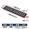 Orificio de Ventilación Disipación de Calor Negro Plateado Gabinete para Zapatos Rectangular Malla Transpirable Gabinete de Ventilación Armario de Vestir Aleación de Aluminio Malla Transpirable