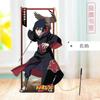 Marcador Periférico Ninja Naruto Kakashi Uchiha spot Metal Vazado Marca Secundária Papelaria Ornamentos
