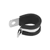 Abrazadera de manguera tipo R de acero inoxidable 304, abrazadera doble tipo R para tubería de agua, M6, M8, M9, M10