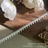 Em estoque Novo Lolita Bordado Solúvel Em Água Lace Leite Seda Único Lado Flor Onda Lace Lace Código De Barras