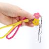 Cuerda corta tejida de trébol, cuerda de cuero sintético, cordón con forma de flor pequeña, cordón corto para teléfono móvil, cordón de juguete, 10 colores disponibles