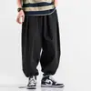Pantalones tipo linterna de estilo japonés transfronterizos para hombre, primavera, rectos, corte holgado, talla grande, marca de moda, pantalones casuales tipo jogger de pierna ancha