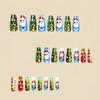 Manicura Larga de Navidad Serie Navideña Manicura Papá Noel Muñeco de Nieve Copo de Nieve Árbol de Navidad
