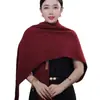 Chal de Punto de Lana con Lentejuelas Otoño e Invierno 2025 Moda Más Fácil de Combinar Protector de Cuello Bufanda Cálida Bufanda Triangular Exterior de Viaje para Mujer