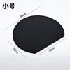 Tábua de corte semicircular de TPU dupla face preta tábua de corte semicircular antiderrapante tábua de corte em forma de D resistente ao calor tábua de corte de grau alimentício para cozinha