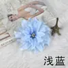 Cabezas de Flores de Orquídea Morada, Arreglos Florales de Boda, Cabezas de Flores Serie Roja, Pasador para el Cabello Hanfu, Accesorios para Coronas de Flores, Flores Artificiales, Flores de Seda, Hecho a Mano