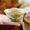 Xícara de Chá Cerâmica Pomegranate Montanha Vermelha Firestone do Fabricante, Xícara de Chá Pessoal, Caneca de Chá para Uso Pessoal, Conjunto de Chá Kung Fu