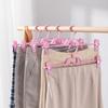 Clip de Pantalón de Plástico Fuerte para el Hogar Sin Costuras Clip para Falda JK Clip Multifuncional para Colgador de Dormitorio Estante para Pantalones Colgador de Almacenamiento