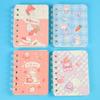 Novo pequeno caderno bonito estudante mini diário A7 bobina notebook criativo papelaria escritório bloco de notas notebook