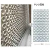 Componente de PU Diseño de Nueve Cuadrículas de Moda Cemento Agujero Redondo Pequeño Pared Divisoria Imitación Ladrillo Doble Cara Decoración de Pared de Fondo Tipo Piedra