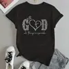 Camiseta Redonda de Verano para Mujer Moda Manga Corta Estampado de Leopardo Moda Ropa Holgada Camiseta de Fiesta para Dama