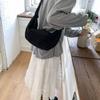 Bolso de Hombro Artístico 2026 Nueva Moda Bolso de Hombro Único Bolso Cruzado Color Sólido Estilo Perezoso Cremallera Bolso Dumpling