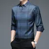 [Camisa Profesional] Camisa de Manga Larga para Hombre con Estampado Digital Casual de Negocios, Camisa para Hombre, Se Puede Enviar Directamente