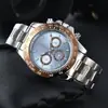 2023 masculino comércio exterior AliExpress estação independente venda quente masculino cinto de aço cinto Relógio Lao quartzo relógio multifuncional
