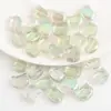Nuevo Producto 8x10mm Cabeza de Gato Agujero Cruzado Colgante de Vidrio Pulsera DIY Collar Accesorios para Joyería Venta al por Mayor en Stock