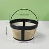 Filtro de Nailon para Cafetera con Asa Filtro para Té FDA Embudo de Goteo Malla Metálica en Forma de V