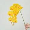 Estilo de luxo leve, flores de orquídea borboleta artificiais de alta qualidade e agradáveis ao toque, perfeitas para sala de estar, mesa de jantar, hall de entrada, ou como arranjo de mesa decorativo ou buquê