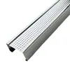Perfis Metálicos Galvanizados Personalizados para Drywall, Suportes para Perfil Metálico, Canaleta tipo Pera, Componentes de Grelha Metálica para Tetos e Paredes de Gesso