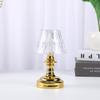 Lâmpada de mesa pequena LED Lâmpada de mesa de diamante de plástico Sala de estar decoração do quarto Lâmpada de atmosfera luz noturna decoração de mesa em estoque