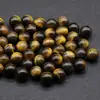 Miçangas de cristal mini não porosas de 12 mm, contas de pedra semipreciosa, contas soltas, bolinhas pequenas, joias de pedra DIY, atacado transfronteiriço