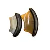 Tabla Gua Sha de Cuerno de Sándalo Morado para Lifting Facial, Masaje de Belleza y Raspado General del Cuerpo