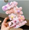 Clips para el Cabello de Dibujos Animados para Niñas, Estilo Coreano, Clips para Flequillo Lateral, Accesorios para el Cabello de Bebé, Accesorios para el Cabello de Princesa, Clips Bb para Flequillo