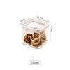 Caja de Almacenamiento Lata para Granos Sellada Almacenamiento Doméstico Cocina Bocadillos A Prueba de Polvo Transparente Nuevo Plástico Acabado