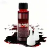 Halloween Transfronterizo Pasta de Sangre Falsa de Plasma Maquillaje Navideño Maquillaje Accesorios Artificiales Cera para Piel Mordedor Pegamento para Piel Arrugada Alcohol