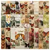 30 Marcadores de Página Borboleta Retrô Série Decorações de Livro Marcadores de Página Pinturas e Caligrafias Inovadoras Podem Ser Vendidos no Atacado Suportes de Página de Livro Exquisitos