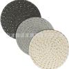 Cozinha Corda de Algodão Trançado Tapete de Café Bebida Coaster Absorvente Calor Isolado Tapete de Panela Tapete de Tigela Entrega Rápida Multi-cor Opcional