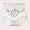 Ropa Interior Sexy de Encaje de Cintura Alta para Mujer Abdominal Levanta Caderas Malla Transpirable Calzoncillos para Mujer Ahuecados Antibacterianos Talla Grande Cuatro Estaciones