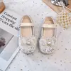 Zapatos de Princesa para Niña Nueva Colección Primavera/Otoño 2026 Zapatos Individuales para Bebé Niños Suela Suave Zapatos de Piel de Princesa con Pedrería Zapatos de Performance para Niñas