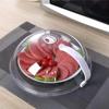 Tapa a prueba de aceite para horno microondas Tapa de conservación de alimentos fresca, resistente a salpicaduras y a altas temperaturas Tapa calefactora para platos calientes Tapa especial transparente para platos