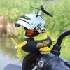 Lindo Pato Amarillo Submarino Adornos de Pato para Coche Motocicleta Autopropulsada Motocicleta Eléctrica Adornos de Coche a Batería Accesorios