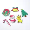 Decoração de Natal Transfronteiriça Ímã de Geladeira Árvore de Natal Adesivo Magnético Papai Noel Magnético Decoração de Atmosfera para Festa de Feriado