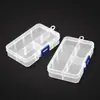 Caja Transparente Rectangular Vacía Caja de Plástico PP Joyería de Cuentas Clip para Papel Caja de Almacenamiento abatible Caja de Almacenamiento para Ferretería y Equipo de Pesca