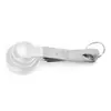 Herramientas de horneado cuchara medidora juego de 8 piezas mango de acero inoxidable taza medidora cuchara medidora herramienta de cocina con báscula juego de cucharas medidoras
