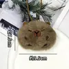 Broche de capivara de pelúcia de desenho animado Kappibala para mochila de menina, roupas, cachecol, pingente de boneca decorativa, atacado