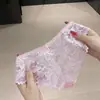 Novas Calcinhas de Renda Estilo Desejo Puro Francês para Mulheres Estilosas Modernas Nicho Fofas Respiráveis Sensação de Pele Nuada Tanga Feminina Sem Costura