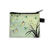 Nuevo Monedero de Alto Valor Serie Mariposa, Lindo Bolso de Almacenamiento con Cierre para Niñas, Monedero Literario para Audífonos