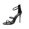 Sandalias de Tacón Fino de Comercio Exterior para Mujer 2026 Verano Ligeras Cómodas Elegantes Zapatos de Mujer con Una Correa Sandalias de Tacón Alto Estilo Hada